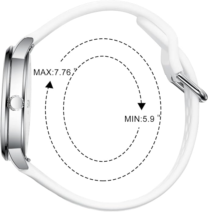 BOFAN Nurse Watch for Medical Professionals,Students,Doctors with Easy to Read Dial,Second Hand and 24 Hour,Soft and Breathable Silicone Band,Water Resistant