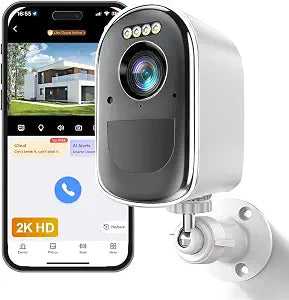 Cameras for Home Security,2K Security Cameras Wireless