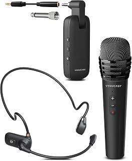 Venucast FreeMic Duo - Wireless Headset Microphone System with Dual Mics - Image 1
