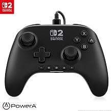 PowerA Advantage Wired Controller for Nintendo Switch 2 - Black, Officially Licensed, Hall Effects, Mappable Buttons, Pro Controller, C Button, On-board Audio Controls - Image 1