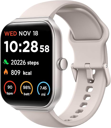 1.95" Smart Watch for Women with ALEXA, Fitness Watch for Android iOS Phone