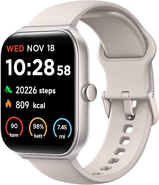 1.95" Smart Watch for Women with ALEXA, Fitness Watch for Android iOS Phone