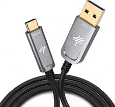 Fiber Optic USB A to USB C Cable 50ft 10Gbps Active Optical - Image 1