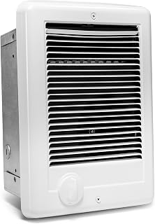 Electric Wall Heater for Indoor Use Complete Unit with Thermostat