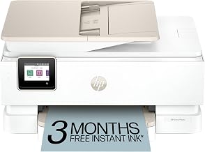 HP Envy Photo 7975 Wireless Color Inkjet Photo Printer, Print, scan, Copy, Easy Setup, Mobile Printing, Best-for-Home, 3 Month Instant Ink Trial Included, AI-Enabled (B63K3A) - Image 1