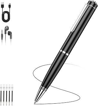 64GB Digital Voice Recorder, Voice Activated Recorder with 25H Battery Life, Playback & Voice Activation Recording Device, AI Noise Reduction Audio Recorder for Class/Meetings/Interviews