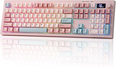 EPOMAKER Aula S102 PRO Membrane Gaming Keyboard w/TFT Screen & Volume Knob - Image 1