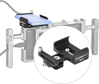 SM-01 SSD Mount Bracket Holder for Samsung T5 SSD, SanDisk SSD, SanDisk SSD T5, Compatible with Camera Cage