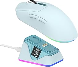 EPOMAKER NEX Lite Wireless Gaming Mouse w/Screens & RGB Charging Dock - Image 1