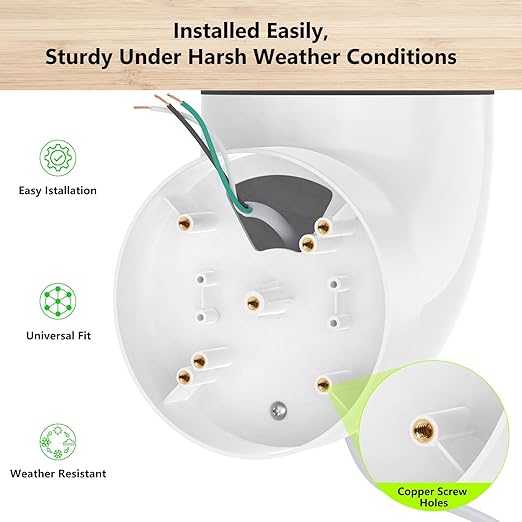 Eave Mount with Power Cable for Floodlight Cam Wired Plus/Pro, Google Nest Cam,Blink Floodlight Cam with 20ft Charging Cable Adapter, No Junction Box Need-(2in1 Plug in Mount&Cord Set)