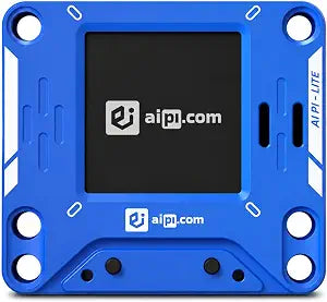 AIPI Lite AI Robot Companion, Custom Character, Voice Cloing, Knowledge Base Support, ChatGPT Powered AI Desk Robot (Blue)