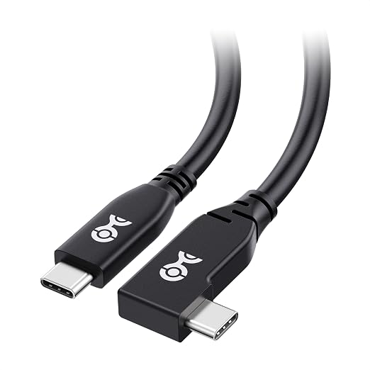 Cable Matters 40Gbps Right Angle USB4 Cable, 6.6ft