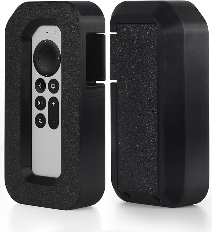 Dog Proof Remote Control Case, Protective Case for Apple TV Siri Remote - Hard Anti-Chew Remote Cover, Shock-Absorbing Protection, Easy-Charge Opening & Anti-Loss Design for Pet and Kid-Friendly Homes