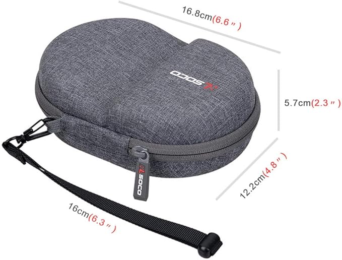 RLSOCO Hard Case for SHOKZ New OpenRun Pro 2/OpenRun/OpenMove/OpenSwim Pro Open-Ear Bone Conduction Sport Headphones (Case Only)