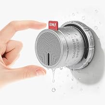 Shower Speaker, Metal Magnetic Mini Waterproof Bluetooth Speaker - Silver - Image 1