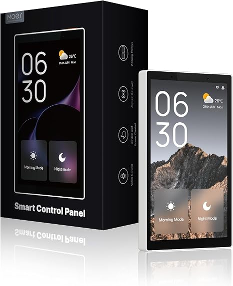 MOES Smart Home Control Panel with Alexa Built-in, Zigbee Hub