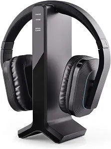 Avantree HT280 Wireless Headphones for TV Watching with 2.4G RF Transmitter Charging Dock, Digital Optical System, High Volume Headset Ideal for Seniors, 100ft Range, No Audio Delay, Plug and Play