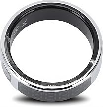 Smart Ring, Fitness Tracker with Display Screen, IP68 Water Proof, Remote Photography, Multiple Sports Modes Health Tracker Activity Tracker Page Turner, for Men Women (#8) - Image 1