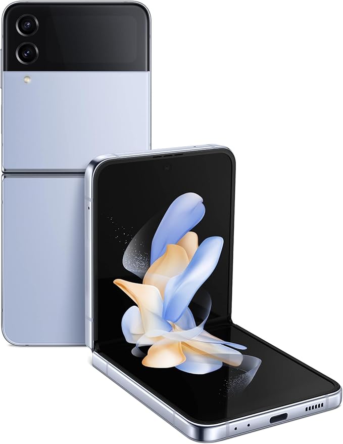 Samsung Galaxy Z Flip 4 5G, US Version, 256GB, Blue - GSM Carriers (Renewed)