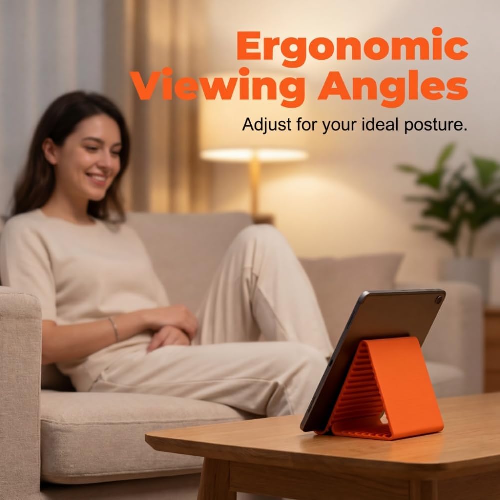 Flexible Phone Stand – 360° Adjustable Silicone Holder for Phone, Tablet & Laptop