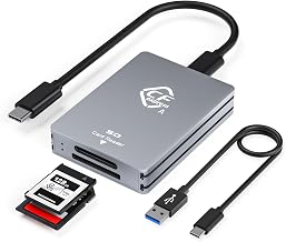 CFexpress Type A & SD Dual-Slot Card Reader, 10Gbps USB 3.2 Gen 2 Adapter - Image 1