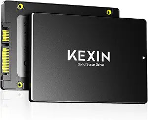 KEXIN SSD 2TB Internal SSD 2.5" SATA III Internal Solid State Drive 2T up to 500MB/s SATA 3.0 Internal Drive 3D NAND Flash Internal SSD for Laptop PC Storage and Upgrade