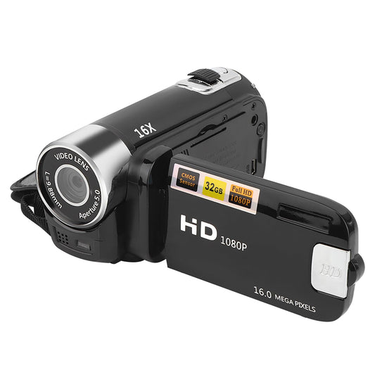 ASHATA Protable Video Camera Camcorder, 16MP 16X Digital Zoom