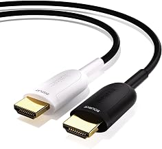 10K 8K HDMI 2.1 Cable Fiber Optic 6.6ft, 48Gbps Ultra High Speed HDMI Cable 8K@60Hz 4K@120Hz, Support eARC RTX 3090 HDCP 2.2&2.3 Dolby Compatible with PS5, Xbox Series X, Roku/Fire/LG/Blu-ray - Image 1