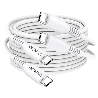 15 Ft USB C Cable Pack of 2, Long USBC to Type C 60W Fast Charging Cables