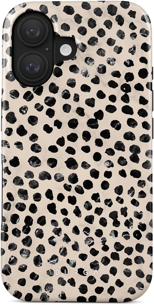 BURGA Phone Case for iPhone 16 - Cute, Trendy, Aesthetic, Pattern Phone Cover, Hard Shell Protection - fits Apple iPhone 16 Case for Women and Men