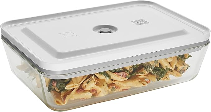 ZWILLING Fresh & Save Glass Vacuum Gratin Dish, Airtight Food Storage Container