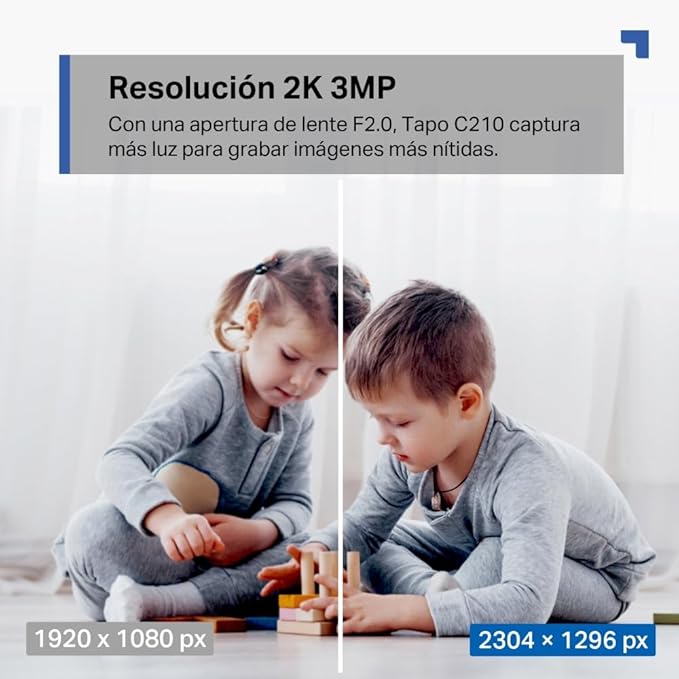 TP-Link Tapo 2K Pan/Tilt Security Camera for Baby Monitor, Dog Camera w/Motion Detection, 2-Way Audio, Siren, Night Vision, Cloud & SD Card Storage, Works with Alexa & Google Home, 2-Pack (C210P2)