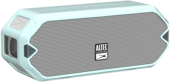 Altec Lansing - HydraJolt Wireless Bluetooth Speaker, Waterproof Portable Speakers with Built in Phone Charger and Lights, Everything Proof Outdoor, Shockproof, Snowproof, 16 Hours Playtime