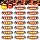 20Pack DC12-24V 3.7 Inch 4 LED Trailer Marker Lights Clearance Light Front Rear Side Indicators Lamp with Chrome Bezel Universal for Truck RV Camper Van Caravan Boat - Amber & Red