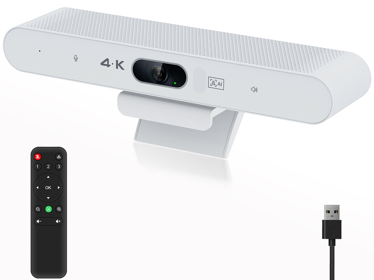 Conference Room Camera, 4K AI Conference Webcam with | Computer Access - Image 1