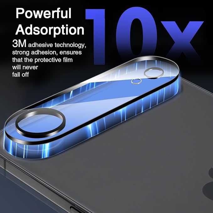 Wiaocit 3 Pack Tempered Glass Camera Lens Protector for iPhone Air, 9H Hardness, Anti-Scratch, Case Friendly