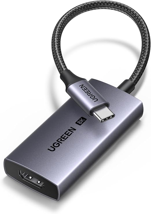 UGREEN 48Gbps Unidirectional USB C to HDMI 2.1 Adapter 8K@60Hz