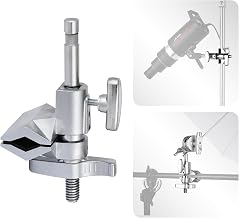2" Centre Jaw Matthellini Clamp Grip Head with 5/8" Stud- Studio-Grade Mounting for Lights, Cameras, Diffusion,C Stand, Light Stand, LED Video Light & Softbox - Image 1