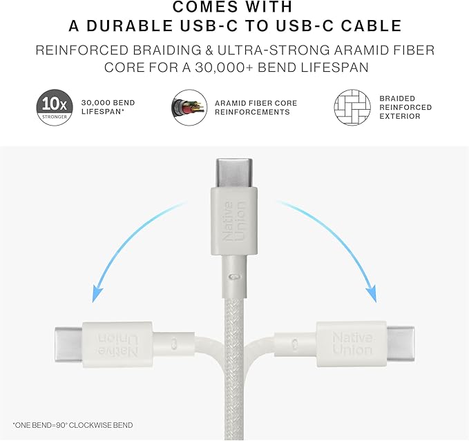 Native Union SnapStand Magnetic Wireless Charger – Qi2 Certified & MagSafe Compatible – Charging Pad & Stand for iPhone Air, 17 & Other Qi-Compatible Devices – Up to 15W Fast-Charging (Sandstone)