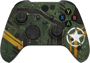 Custom Controllerzz Wireless Controller for Microsoft Series X/S & One - Custom Soft Touch Feel - Custom Series X/S Controller (X/S WWII v2)