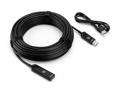 Sewell Light-Link USB Cable, for USB 3.0 Devices - 2022 Update (50 ft.)