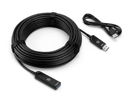 Sewell Light-Link USB Cable, for USB 3.0 Devices - 2022 Update (50 ft.)