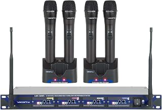 VOCOPRO UHF580510 Professional Rechargeable 4-Channel UHF Wireless Microphone System - Image 1