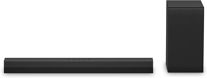 LG S40T 2.1 ch.Soundbar with Wireless Subwoofer, TV Synergy, Wow Interface, AI Sound Pro