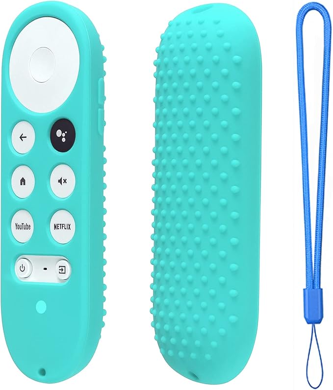 Silicone Case for Chromecast with Google TV 2020 Voice Remote Protective Cover for 2020 Chromecast Voice Remote (Mint Green)