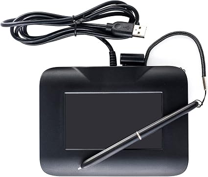 Electronic Signature Pad USB Signature Capture Pads for Computer Laptop with Windows 7,8,10,11,Signature Tool Included,4.3inch LCD Color Display with LCD Backlits, FP430S
