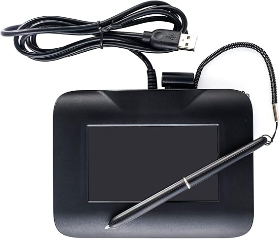 Electronic Signature Pad USB Signature Capture Pads for Computer Laptop with Windows 7,8,10,11,Signature Tool Included,4.3inch LCD Color Display with LCD Backlits, FP430S