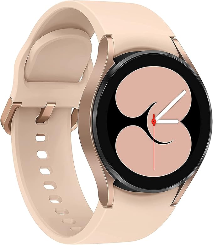 SAMSUNG Galaxy Watch 4 40mm R860 Smartwatch GPS Bluetooth WiFi (US Version) (Pink) (Renewed)
