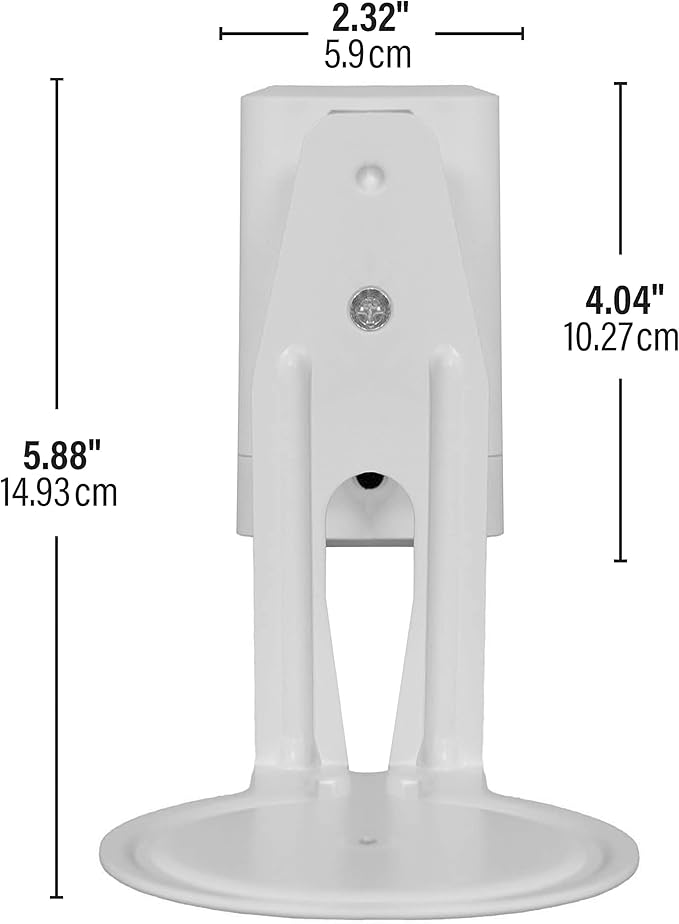 Sanus Speaker Wall Mount for Sonos Era 100™ - Swivel & Tilt Speaker Mount with Easy 15-Minute Install – Single, White