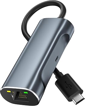 Ethernet Adapter for Fire TV Stick, Micro USB to Ethernet Adapter Compatible for Fire Stick Basic/2nd/4k/Lite, Chromecast 1/2/3/Ultra/Audio, Plug & Play, RJ45 Wired Network Adapter